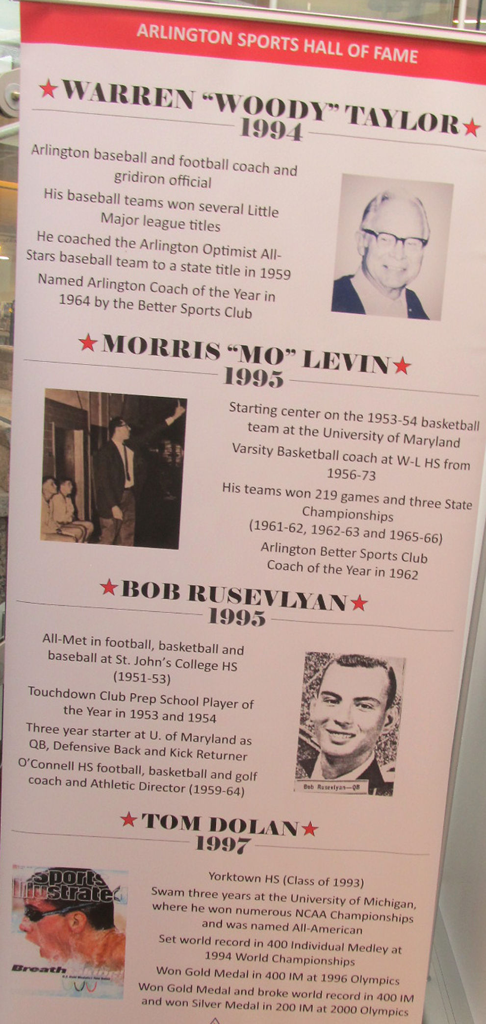 Arlington Sports Hall of Fame 9